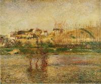 Pissarro, Camille - Flood in Pontoise